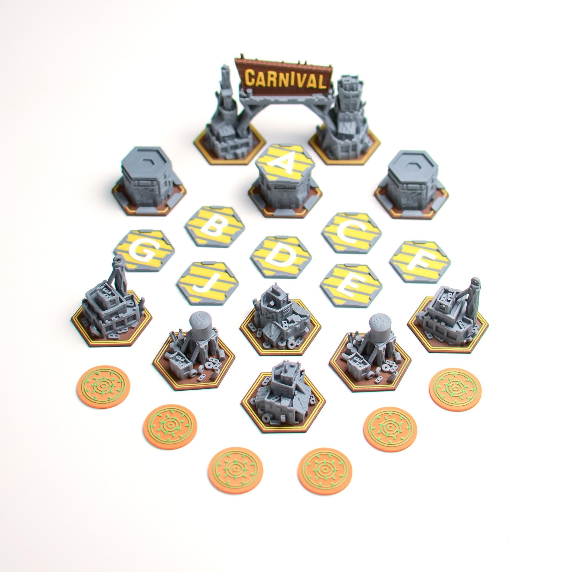 Thunder Road: Carnival of Chaos – Terep- és token szett