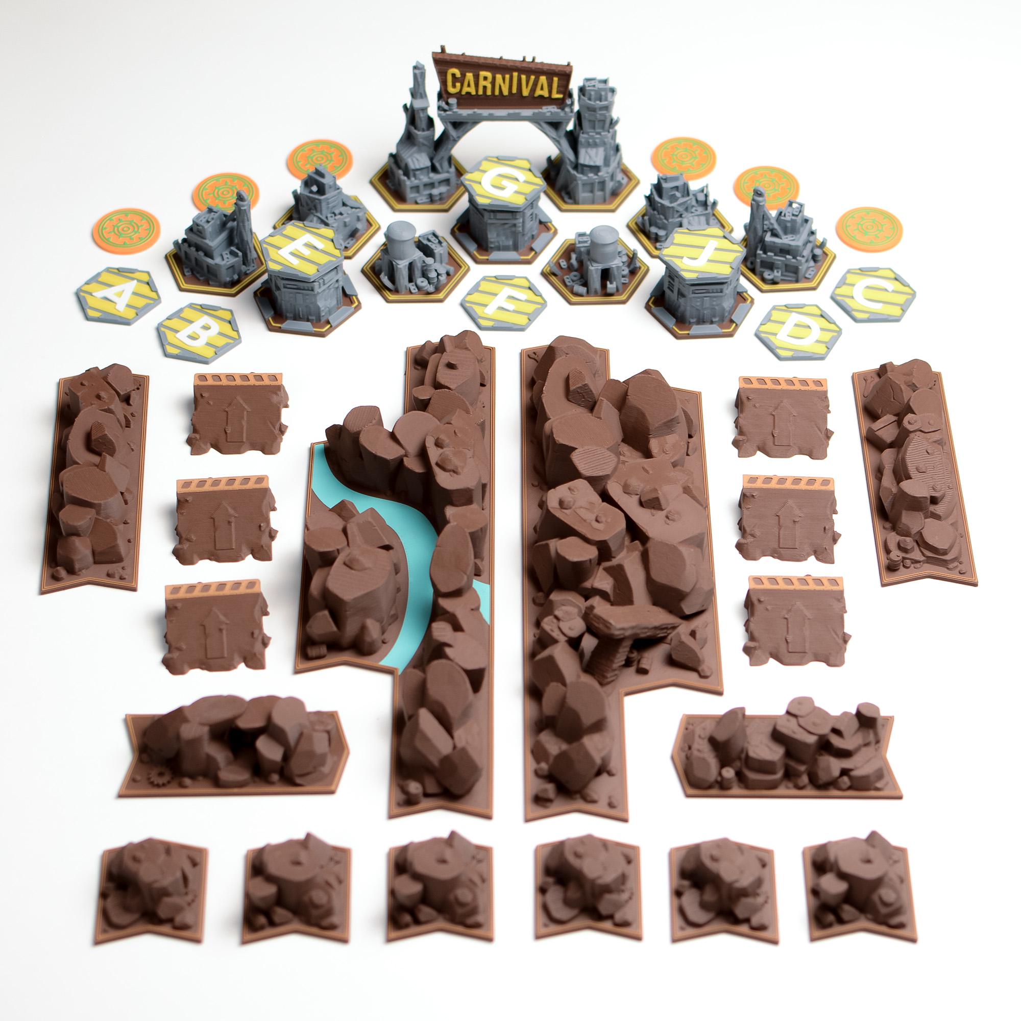 Thunder Road: Carnival of Chaos – Terep- és token szett