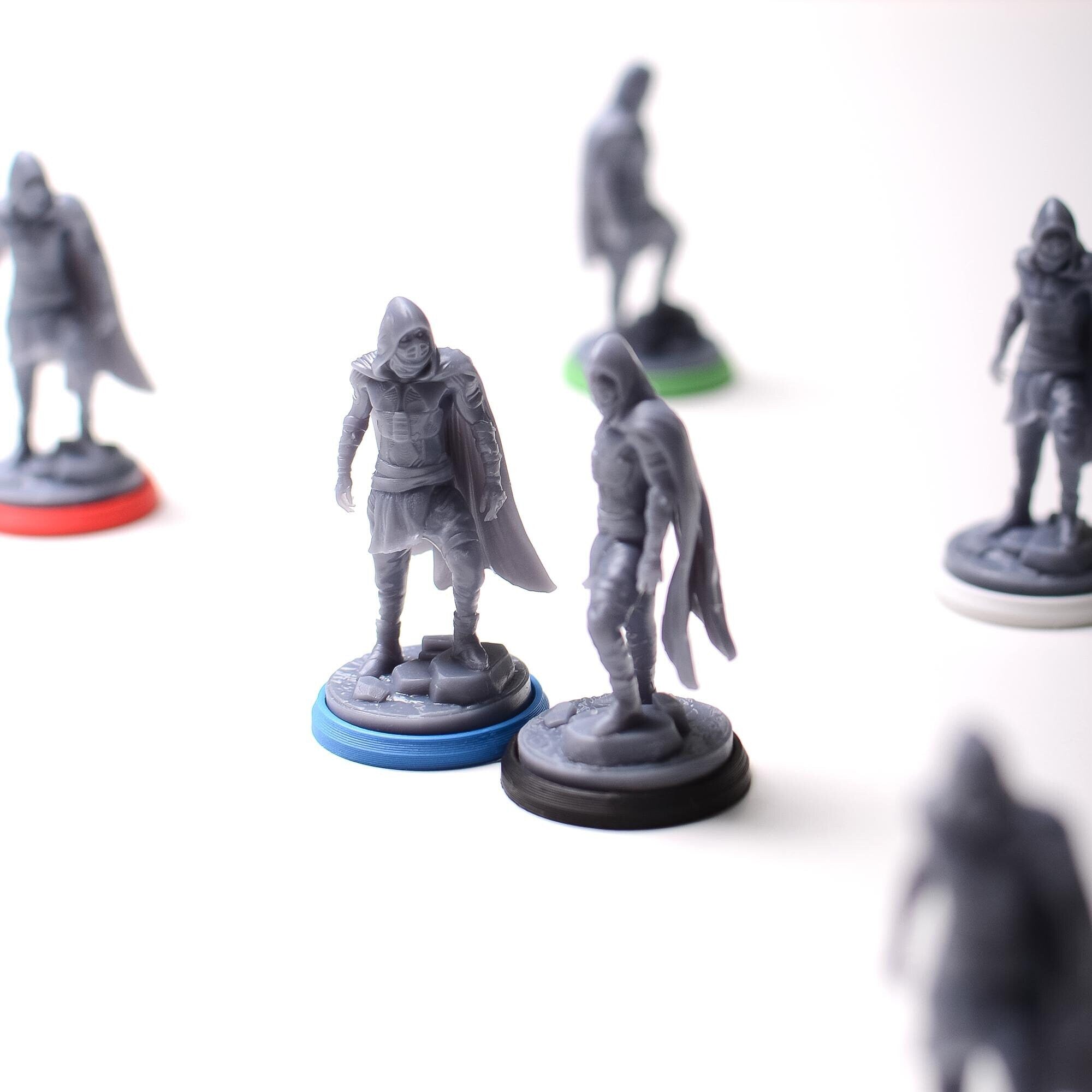 Dűne: Impérium – Felkelés | Kém tokenek | 3D nyomtatott miniatűrök színes talpakkal (nem hivatalos)