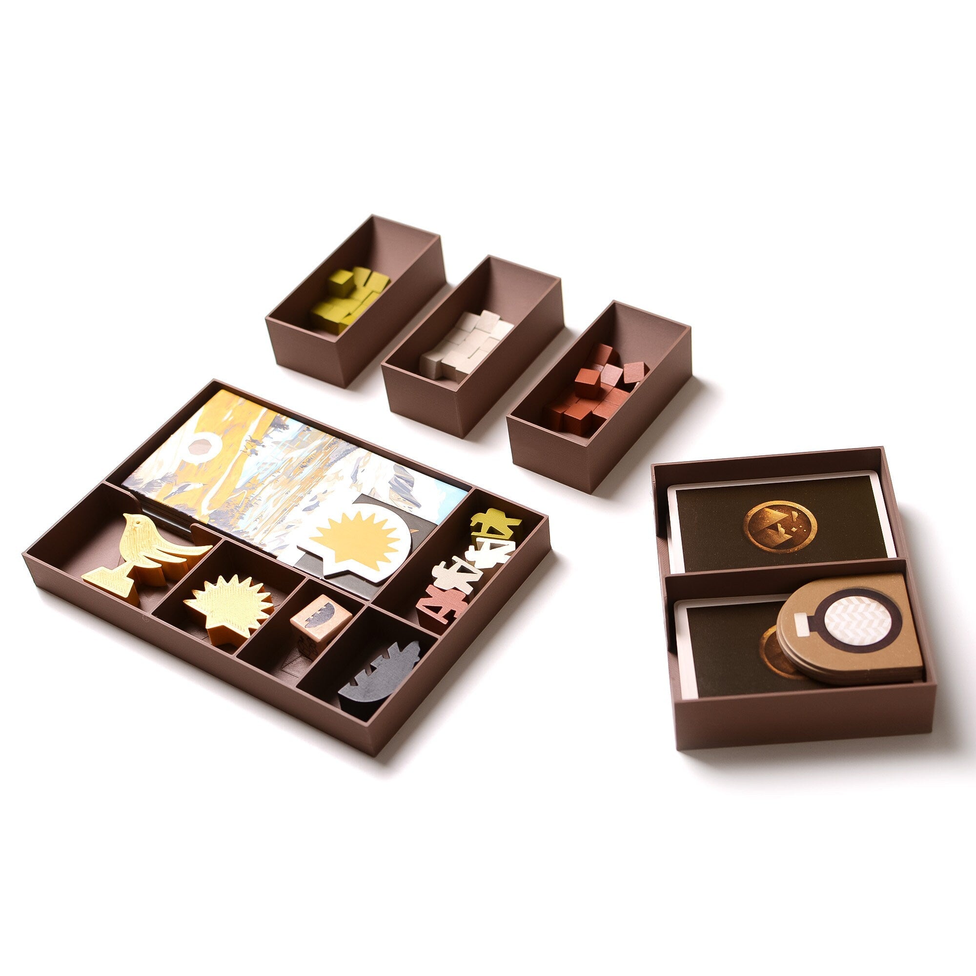 Trails társasjáték insert és rendező doboz token frissítésekkel