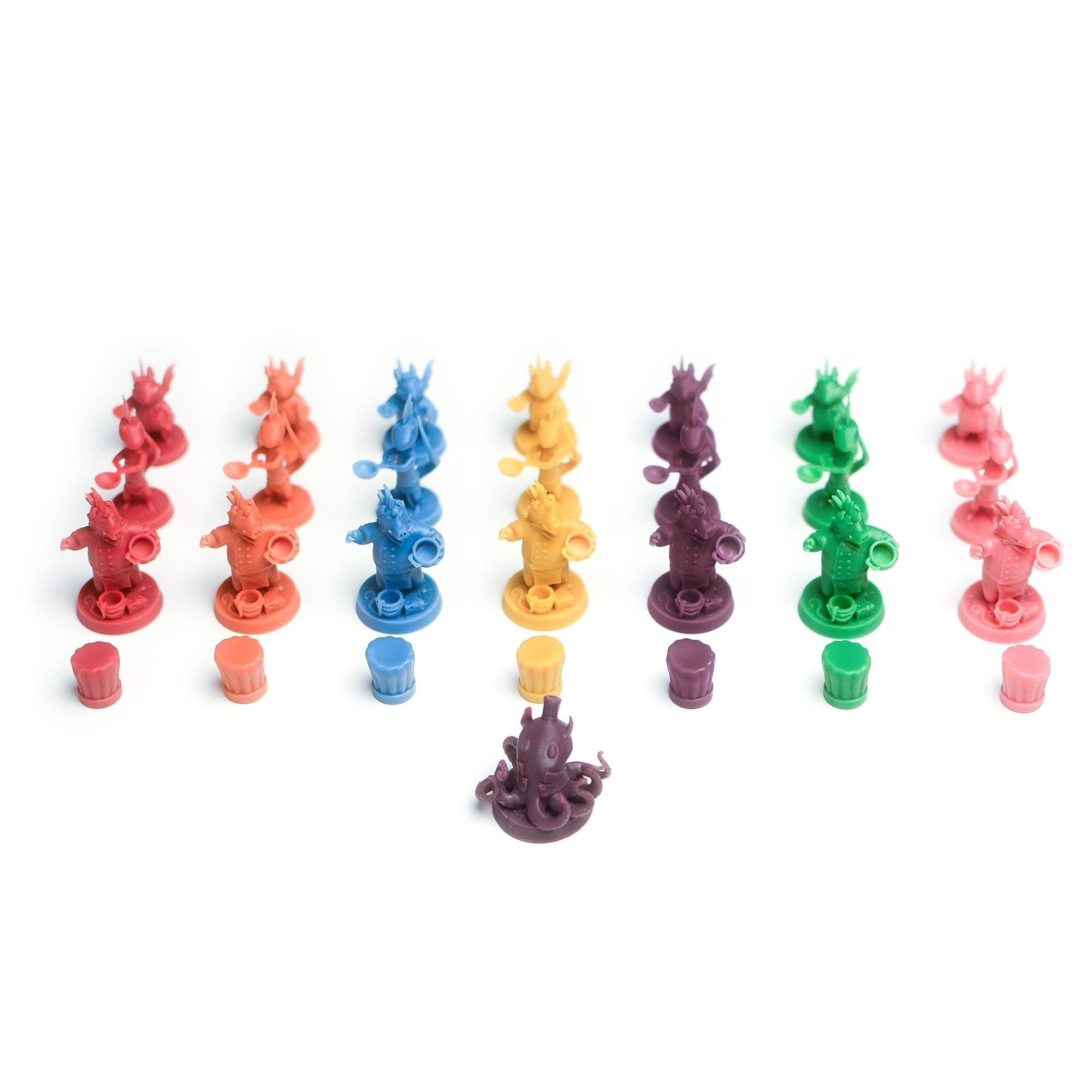 Egyedi miniatűr készlet az Állati Fogások társasjátékhoz