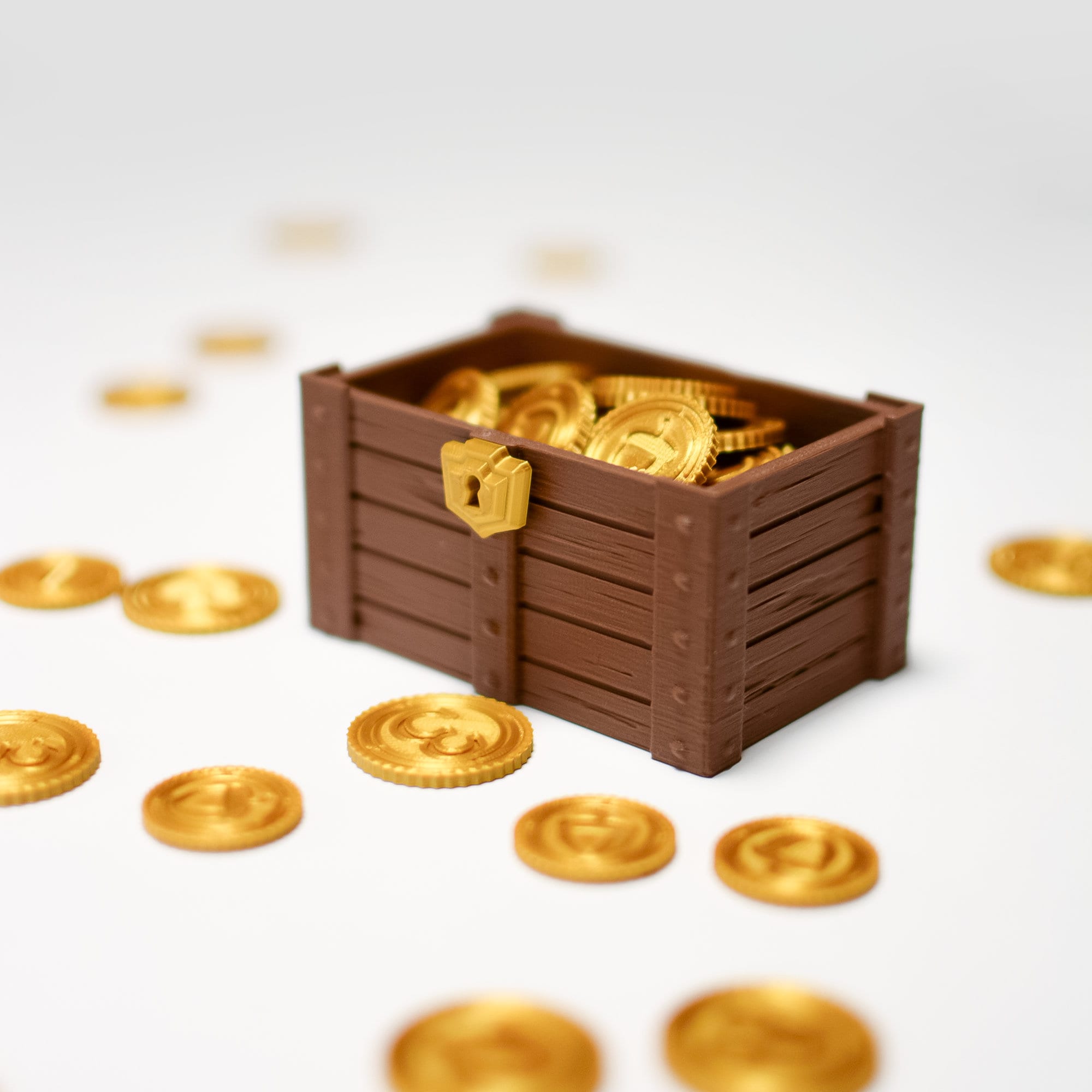 Everdell – Arany pont tokenek | 45 db | Upgrade szett + fa ládika
